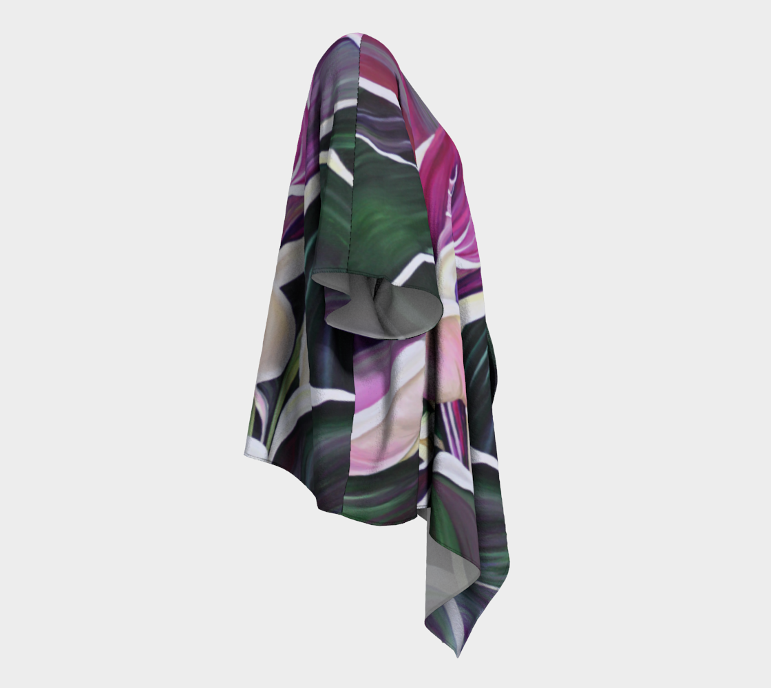 Vibrancy Draped Kimono