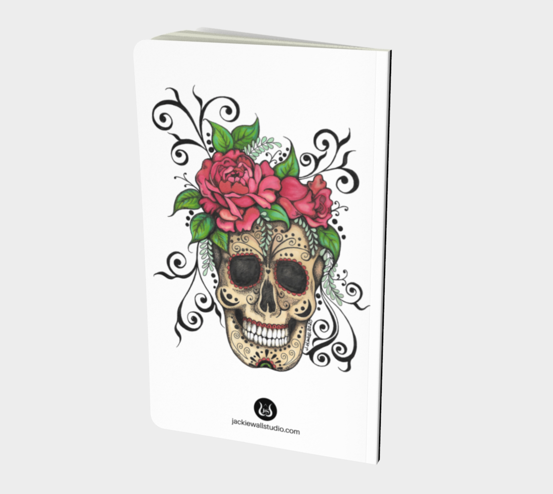 Floral Skull Notebook Small