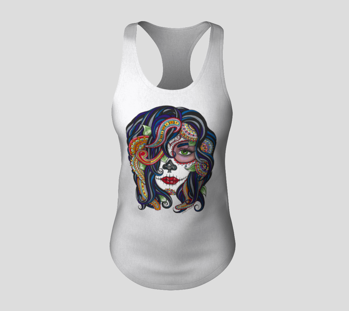 Azure Racerback Tank