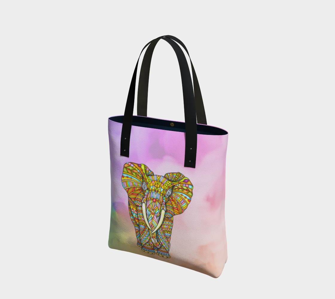 Majestic Elephant Tote Bag
