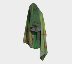 River Rock Draped Kimono