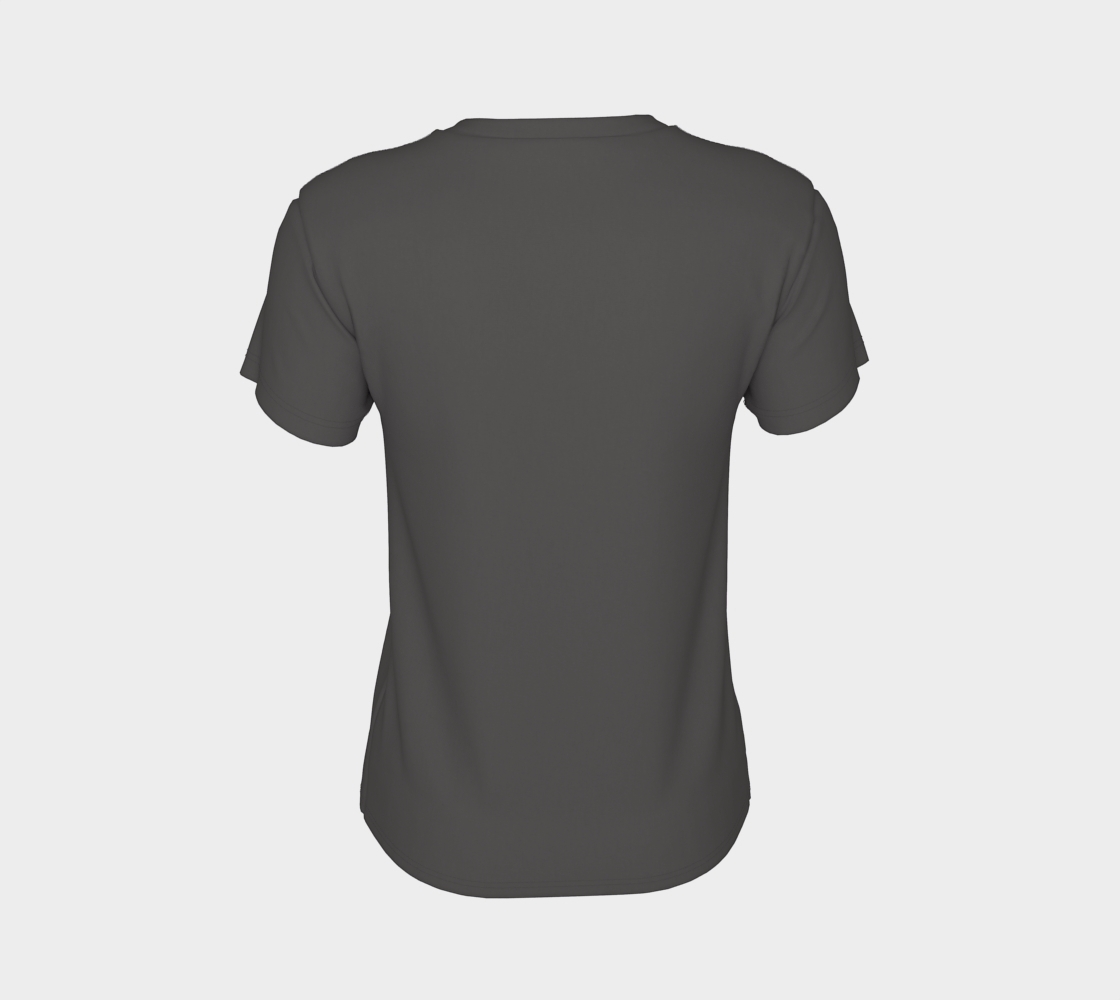 Smouldering Skull Women's Fitted T-shirt