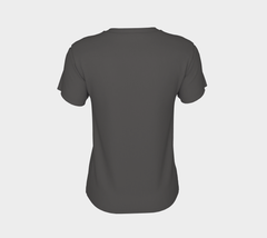 Smouldering Skull Women's Fitted T-shirt
