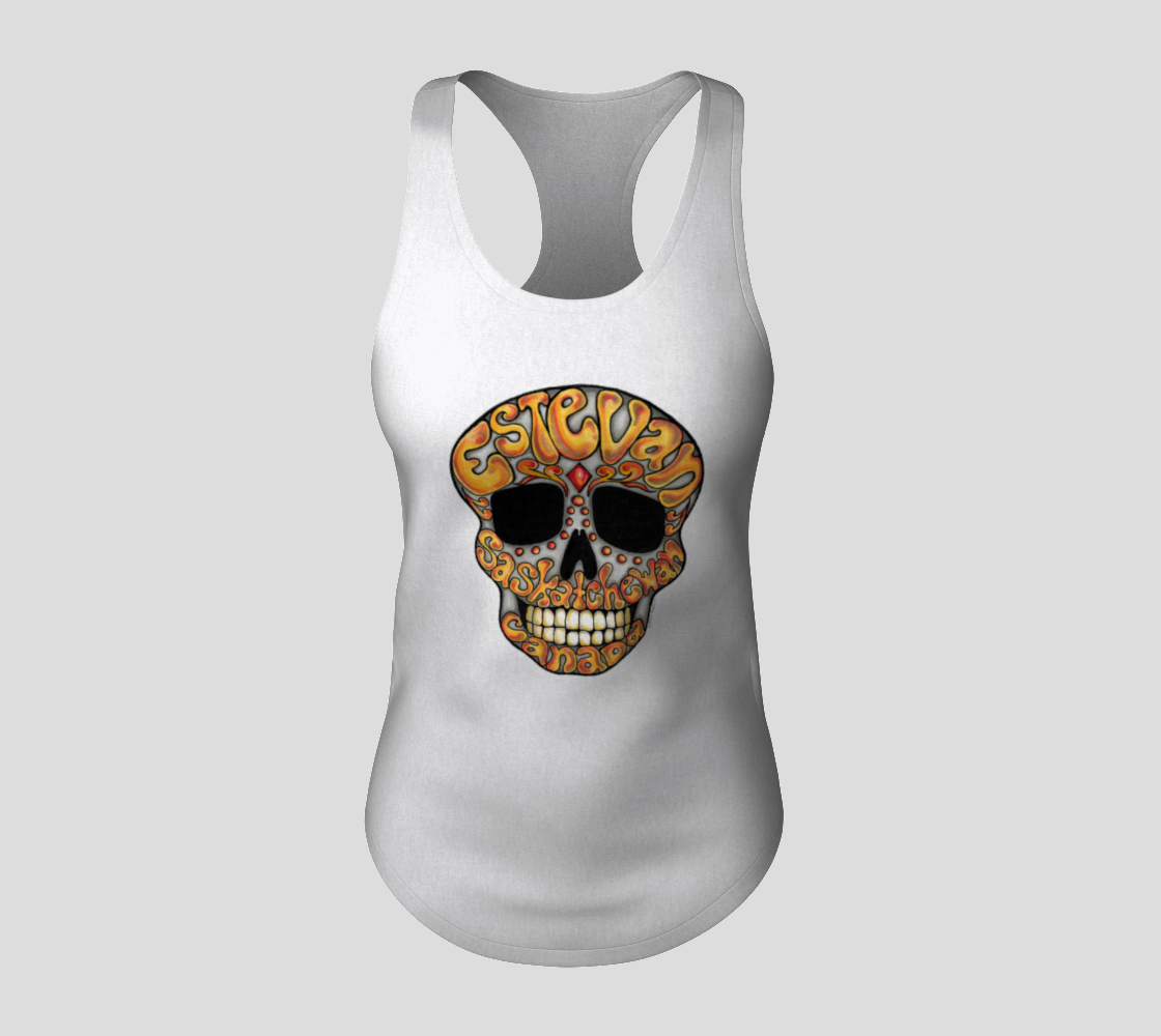 Estevan Skull Racerback Tank