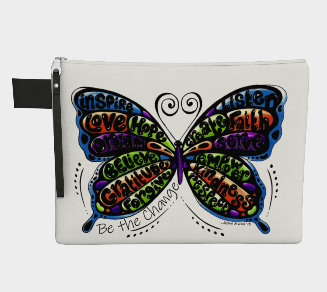 Be the Change Zipper Carry-All