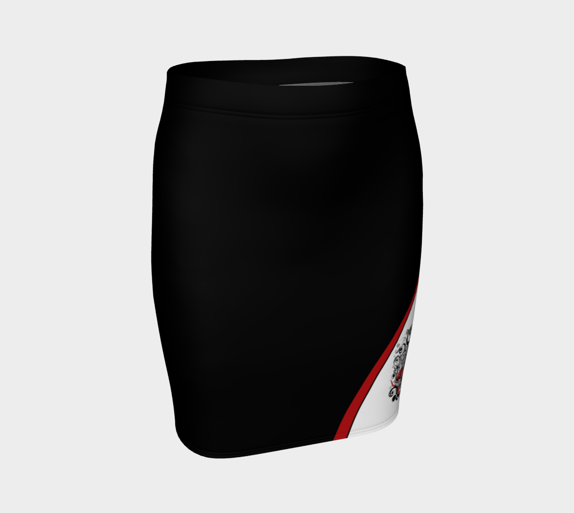 Danette Smoldering Skull Skirt