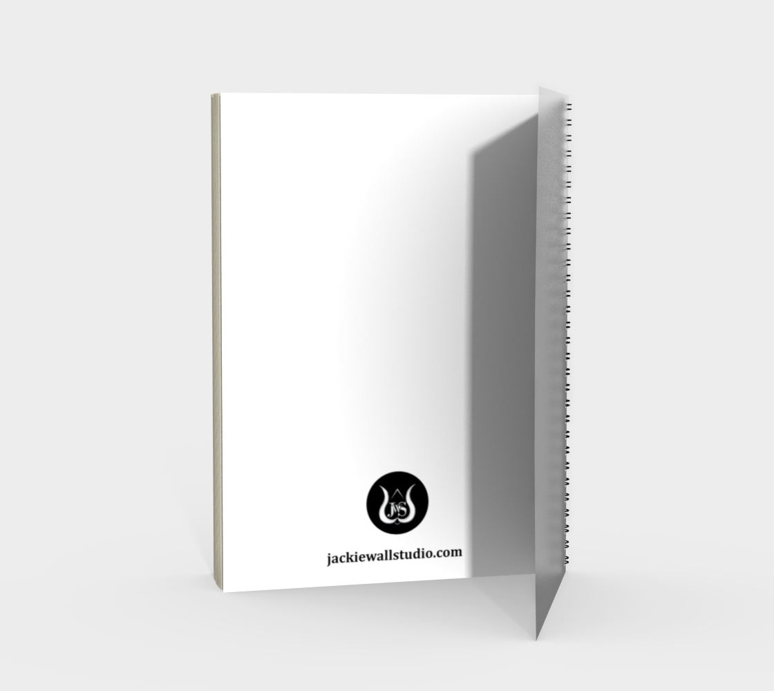 Smoldering Skull Spiral Notebook