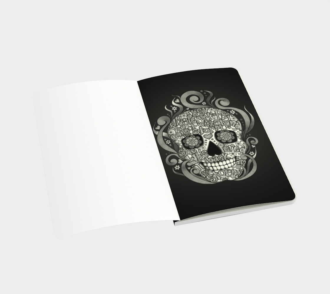 Storm Sugar Skull Small Notebook