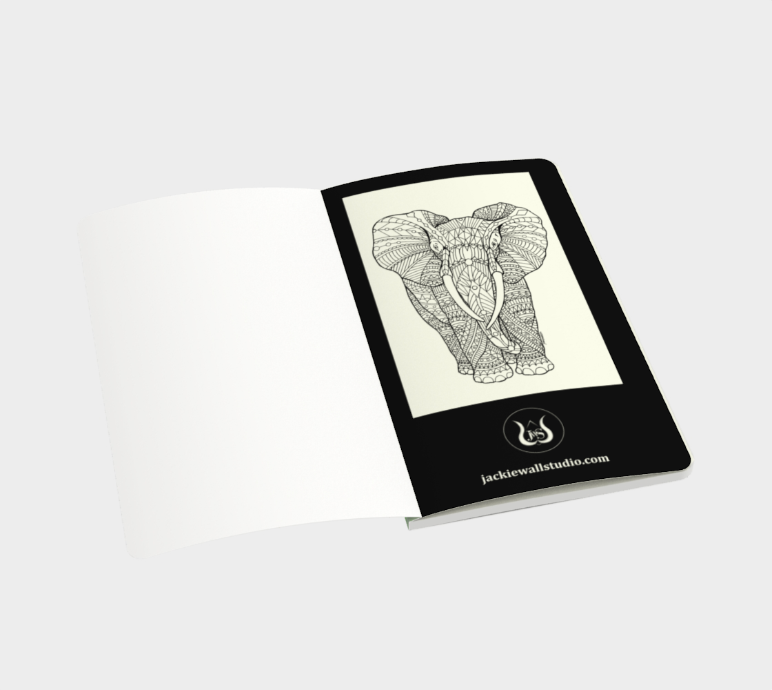 Majestic Elephant Small Notebook
