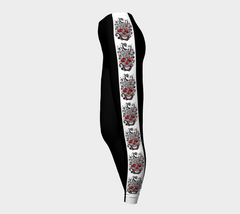 Smoldering Skull Legging
