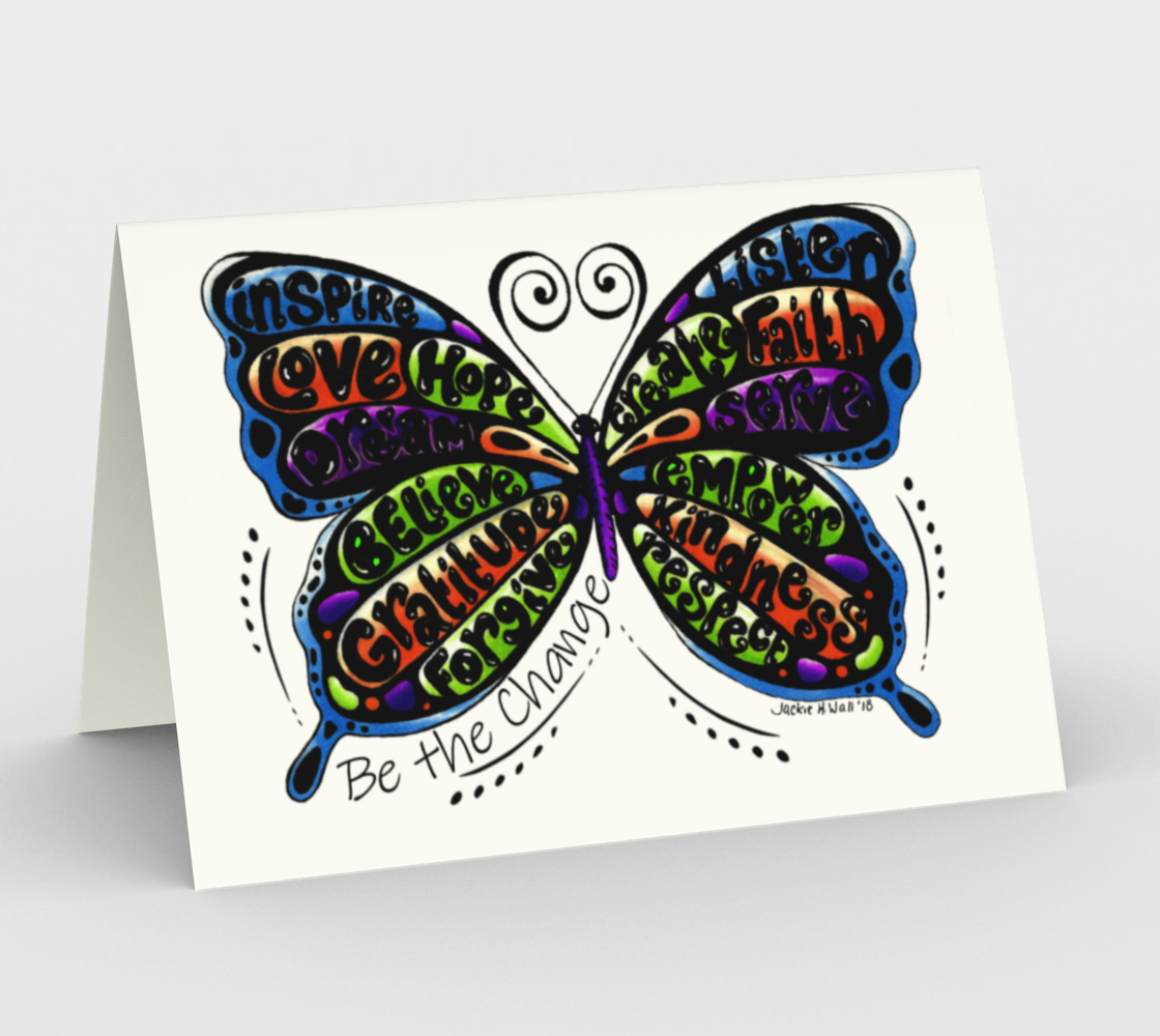 Be the Change Art Card