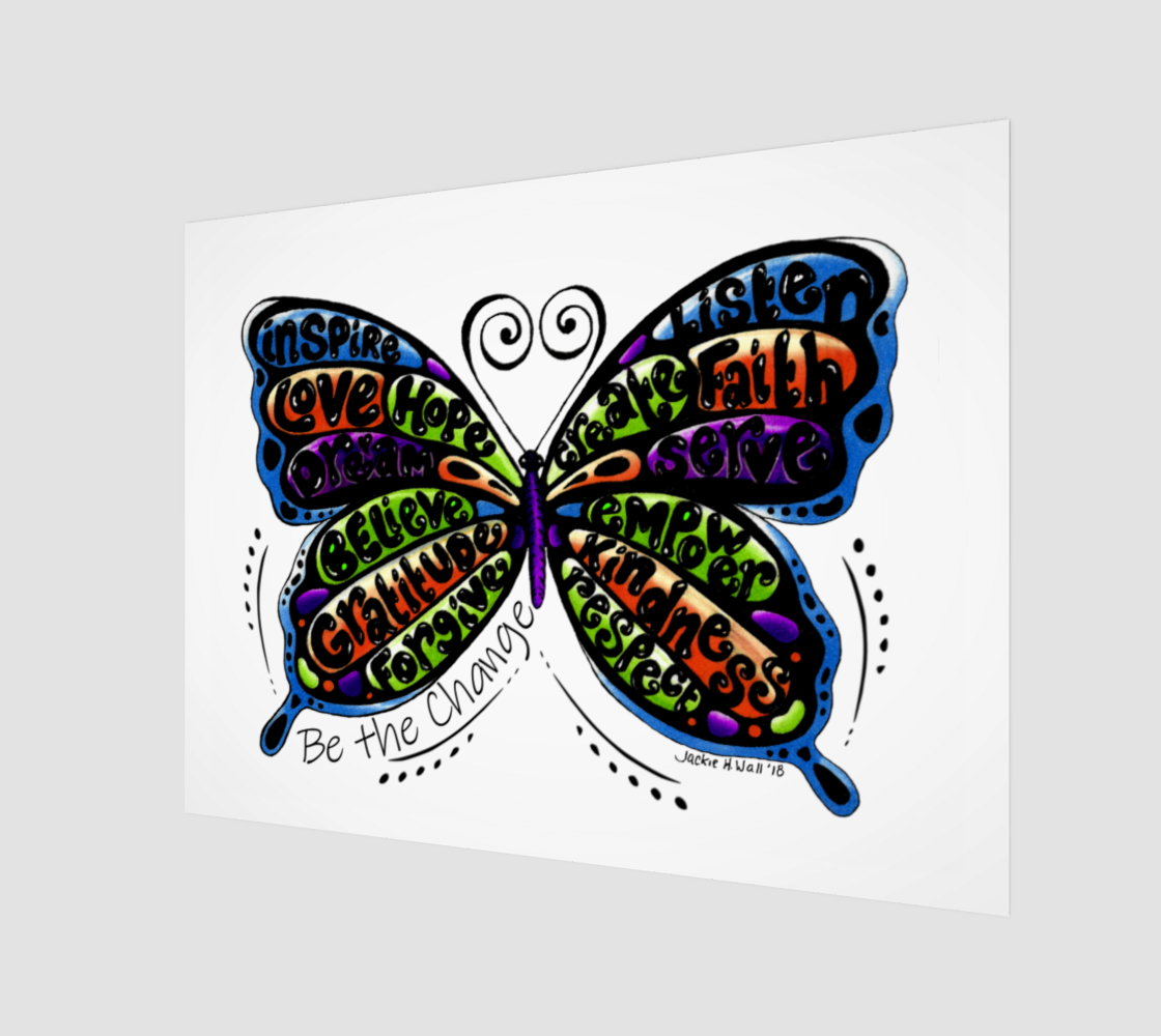 Be the Change Art Print