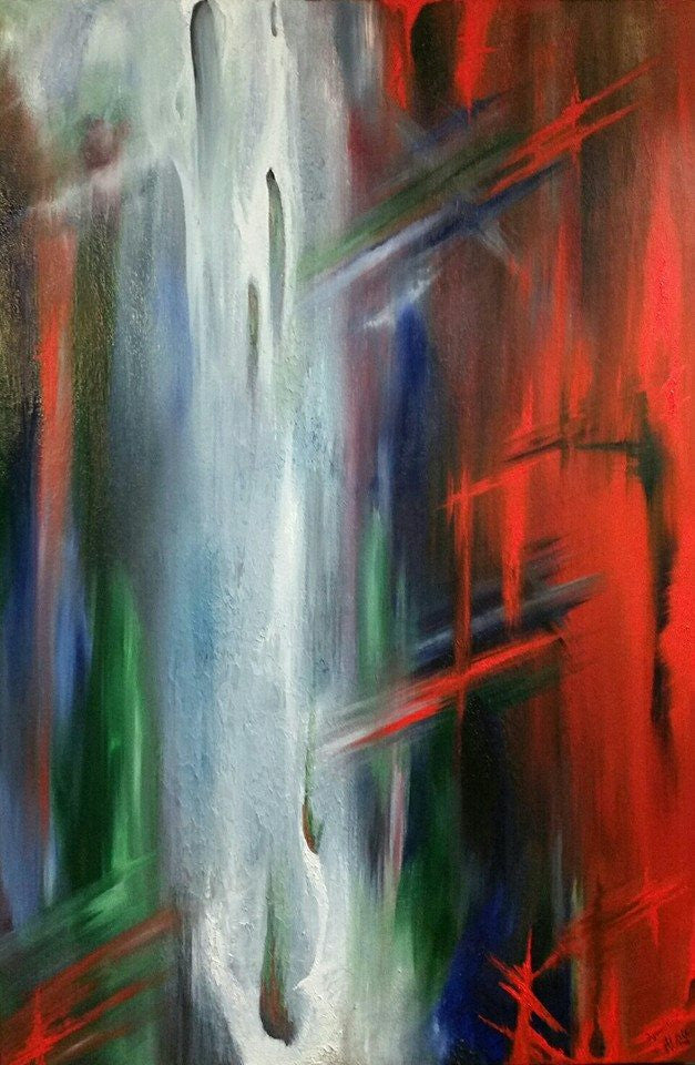 "Apparition" - Original Acrylic on Stretched Canvas