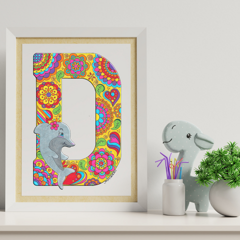 Letter D Printable Art