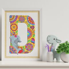 Letter D Printable Art