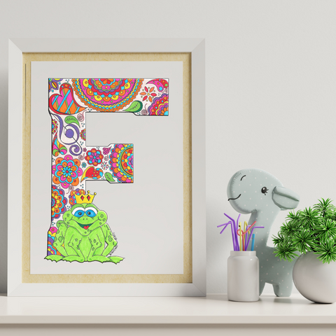 Letter F Printable Art