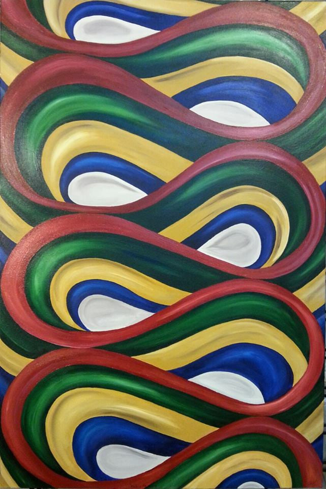 "History Repeating" - Original Acrylic on Stretched Canvas