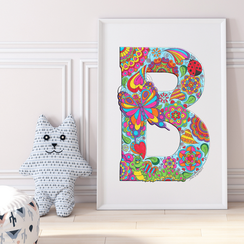 Letter B Printable Art