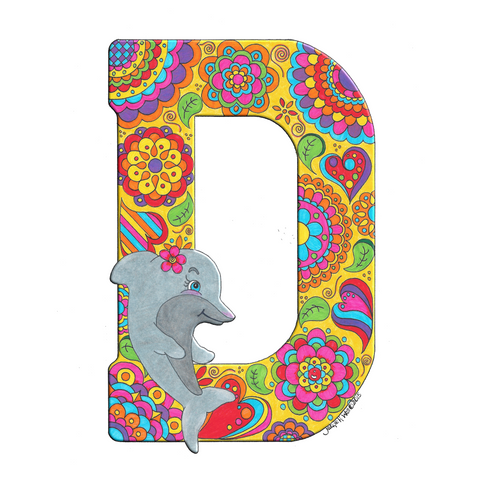 Letter D Printable Art
