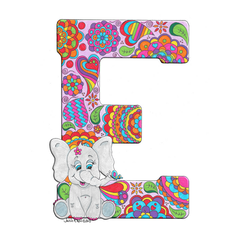 Letter E Printable Art