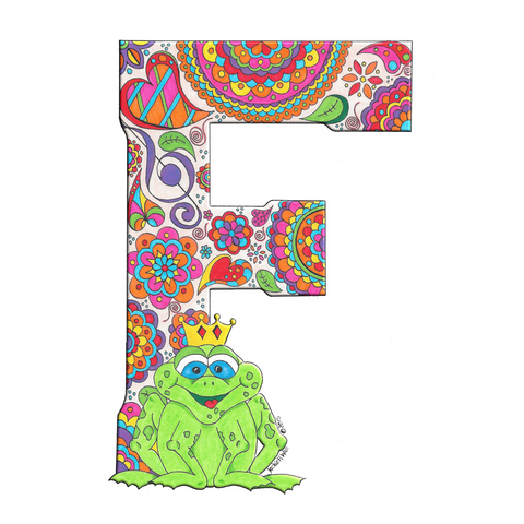 Letter F Printable Art