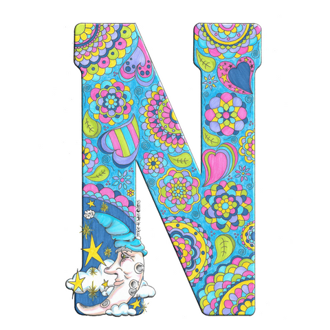 Letter N Printable Art