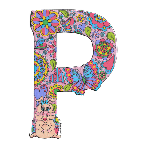 Letter P Printable Art