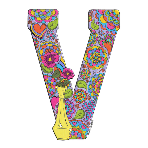 Letter V Printable Art