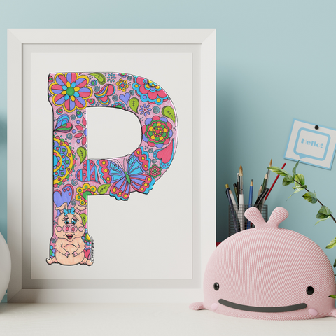 Letter P Printable Art