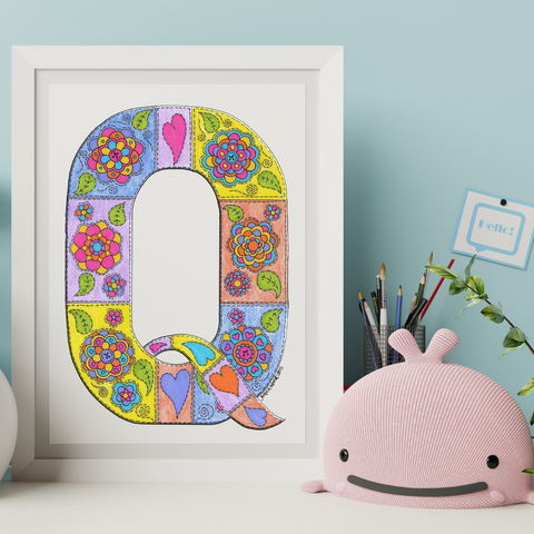 Letter Q Printable Art
