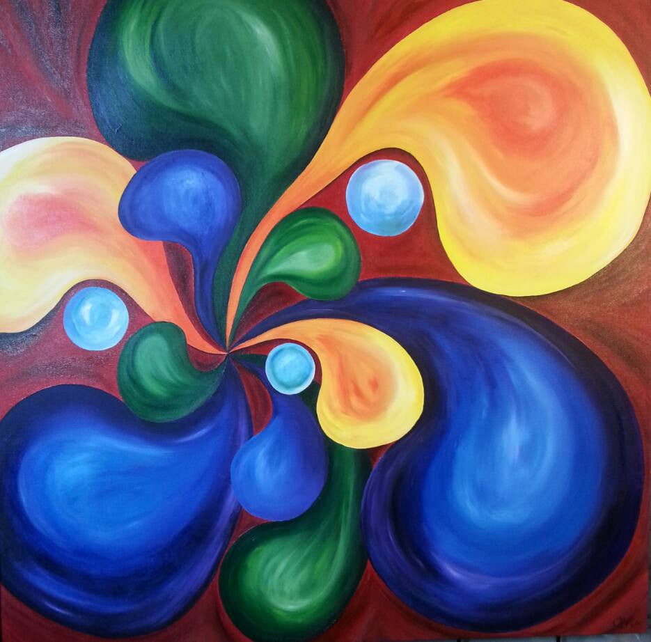 "South of Sanity" - Original Acrylic on Canvas