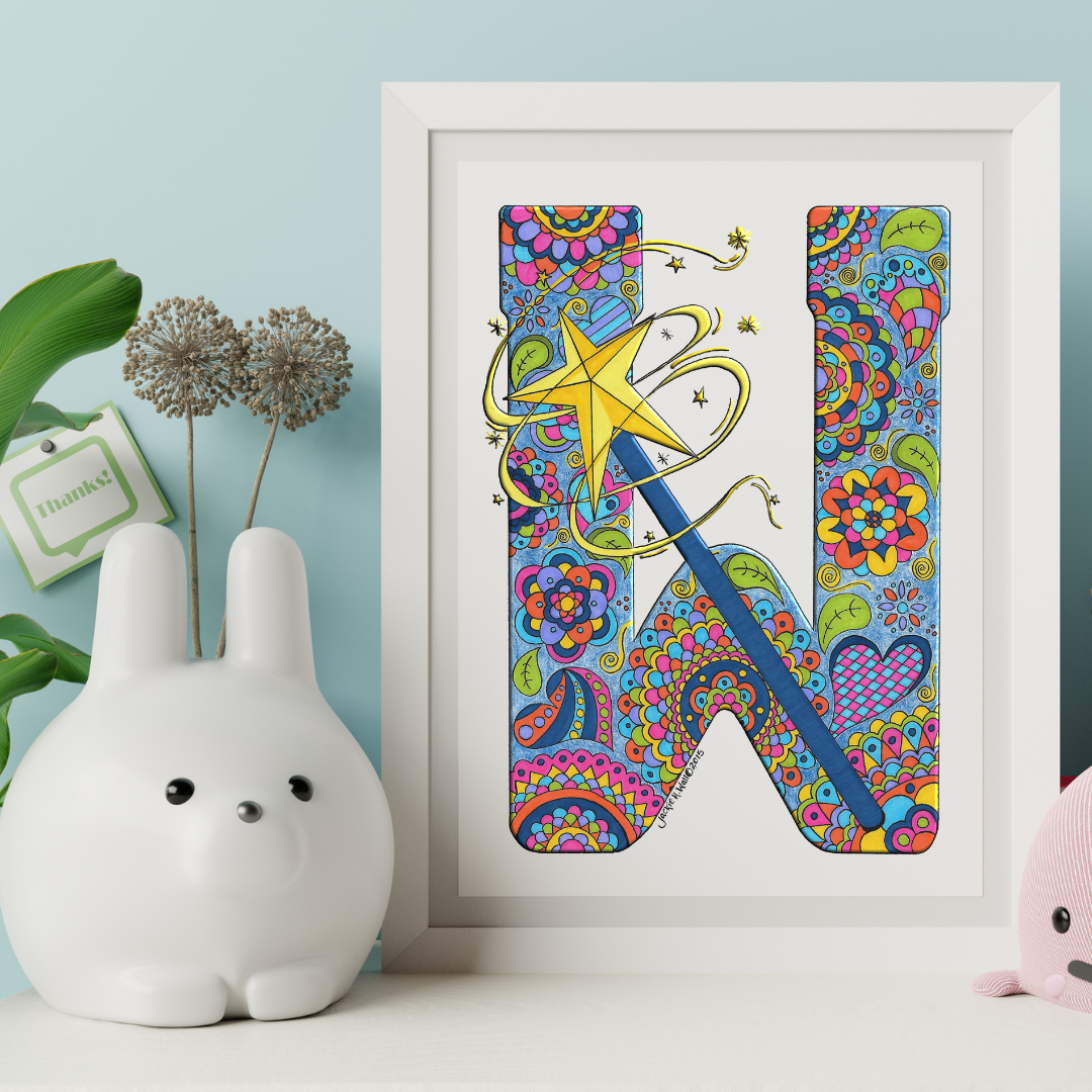 Letter W Printable Art