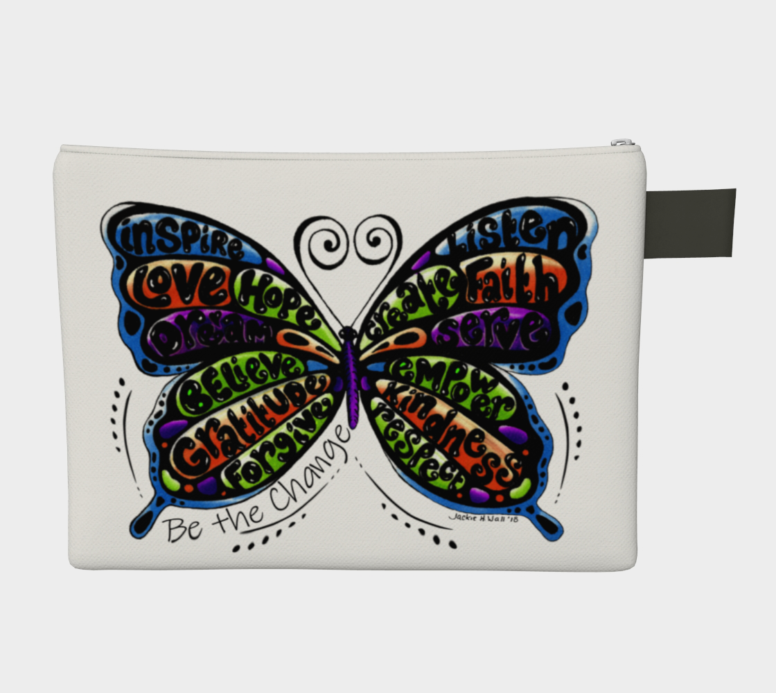 Be the Change Zipper Carry-All