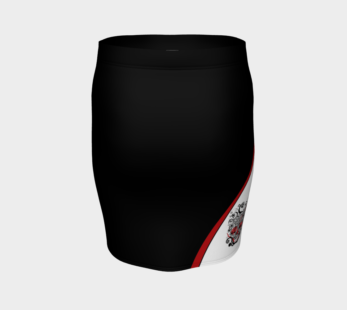 Danette Smoldering Skull Skirt