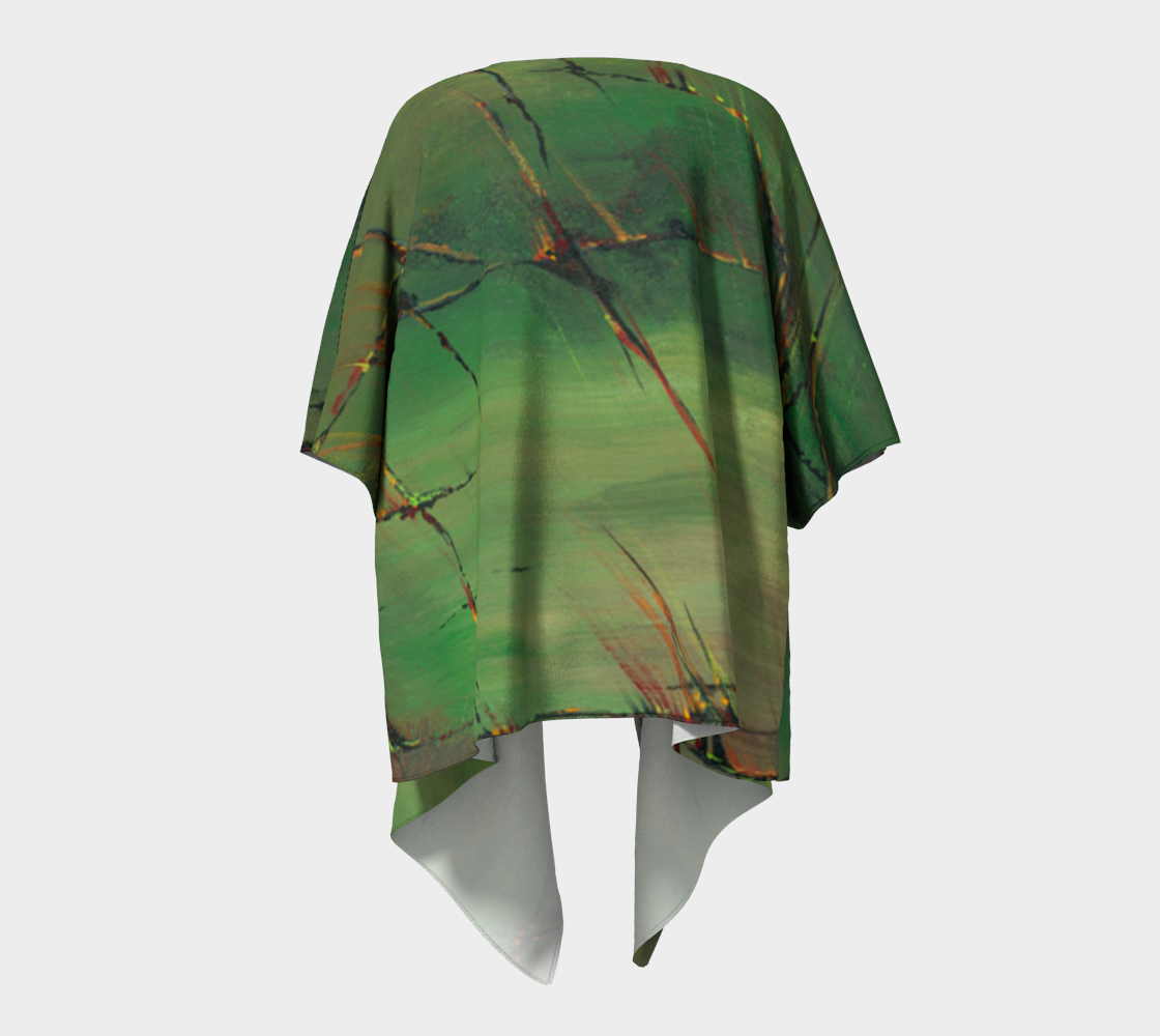 River Rock Draped Kimono