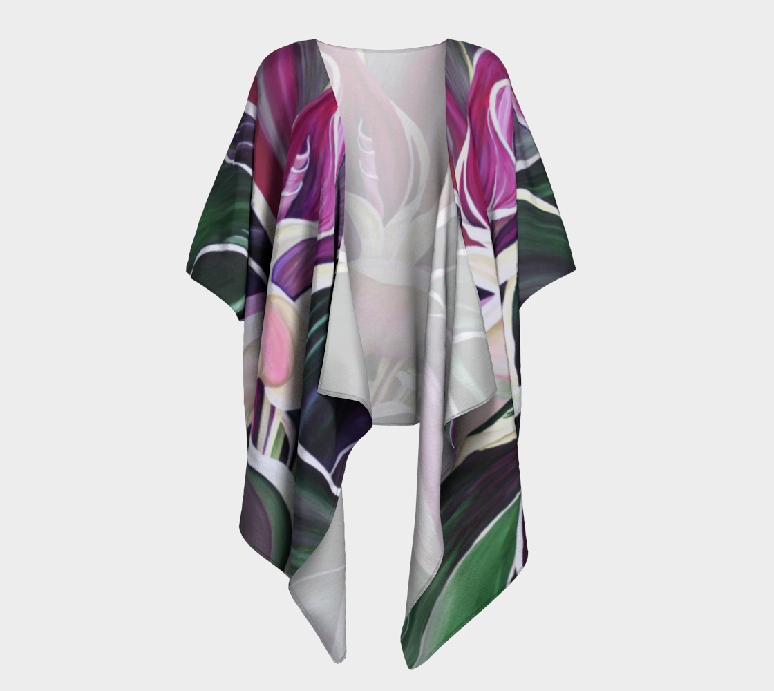 Vibrancy Draped Kimono