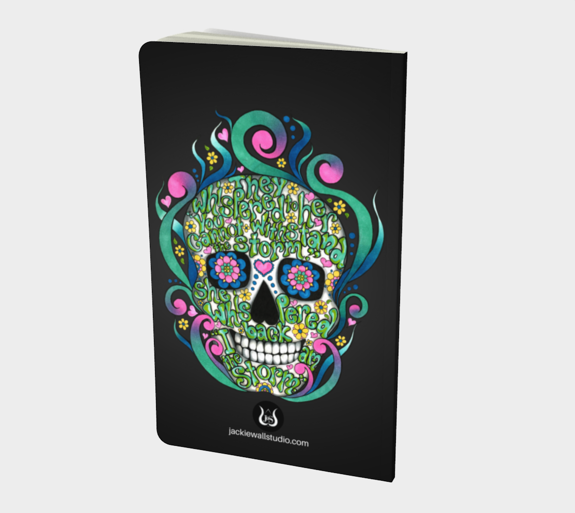 Storm Sugar Skull Small Notebook