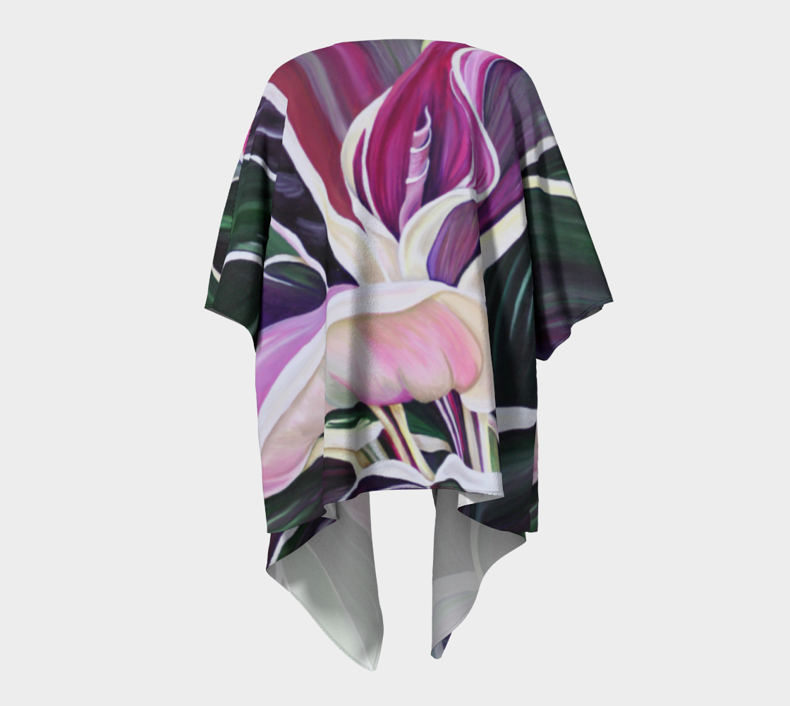 Vibrancy Draped Kimono