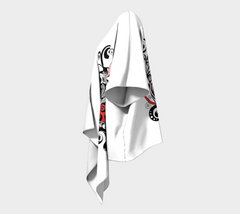 Smoldering Skull Draped Kimono