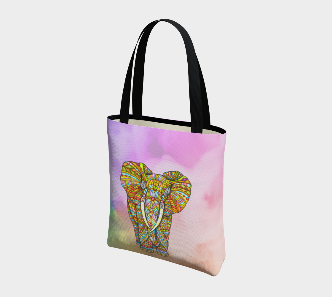 Majestic Elephant Tote Bag