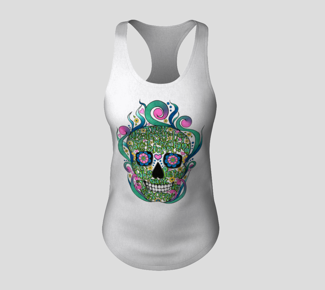 Storm Sugar Skull Racerback Tee