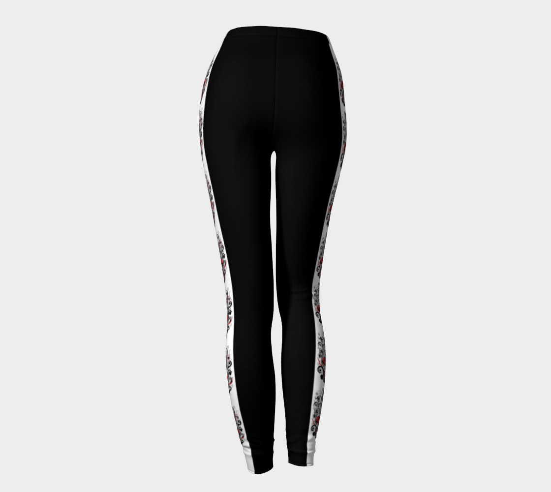 Smoldering Skull Legging