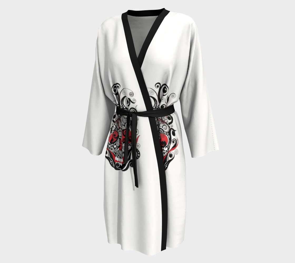 Smoldering Skull Peignoir