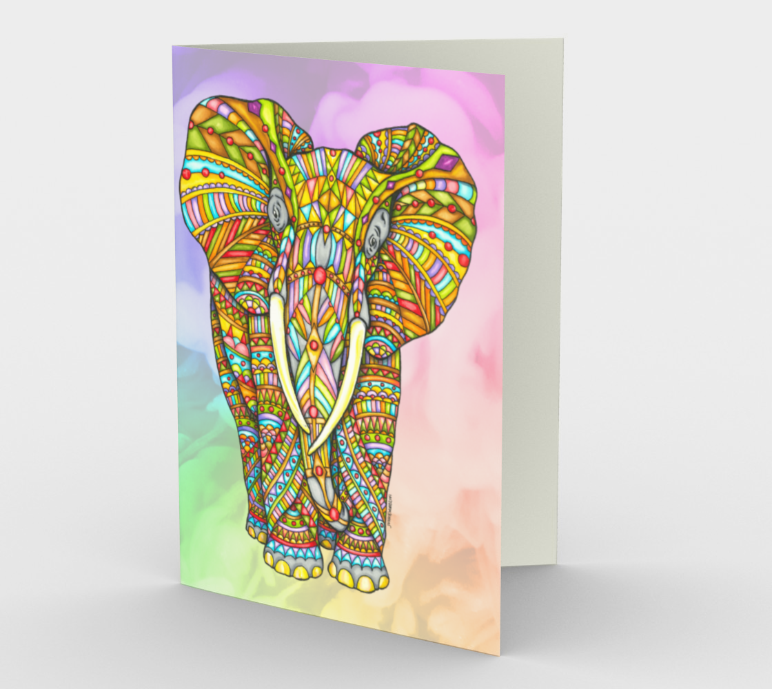 Majestic Elephant Card