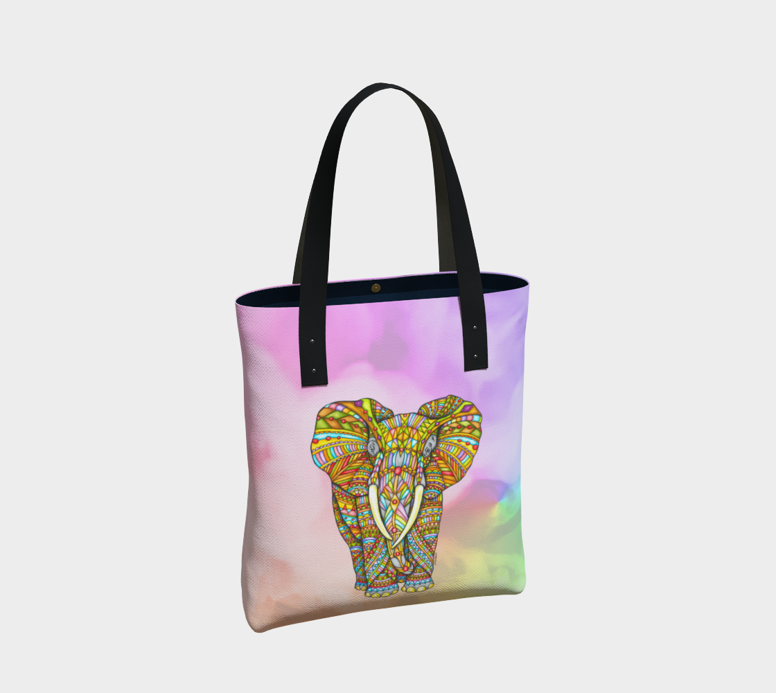 Majestic Elephant Tote Bag