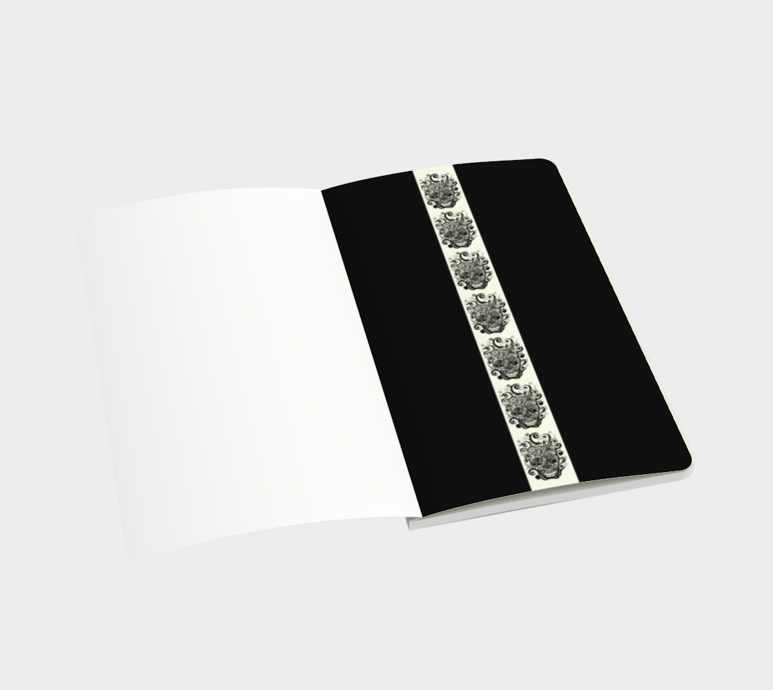 Smoldering Skull Small Notebook