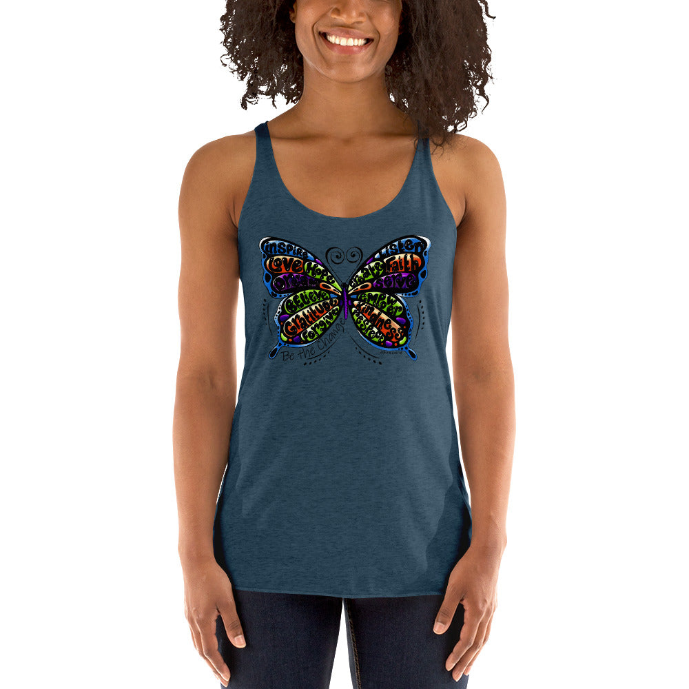 Be the Change Women's Racerback Tank