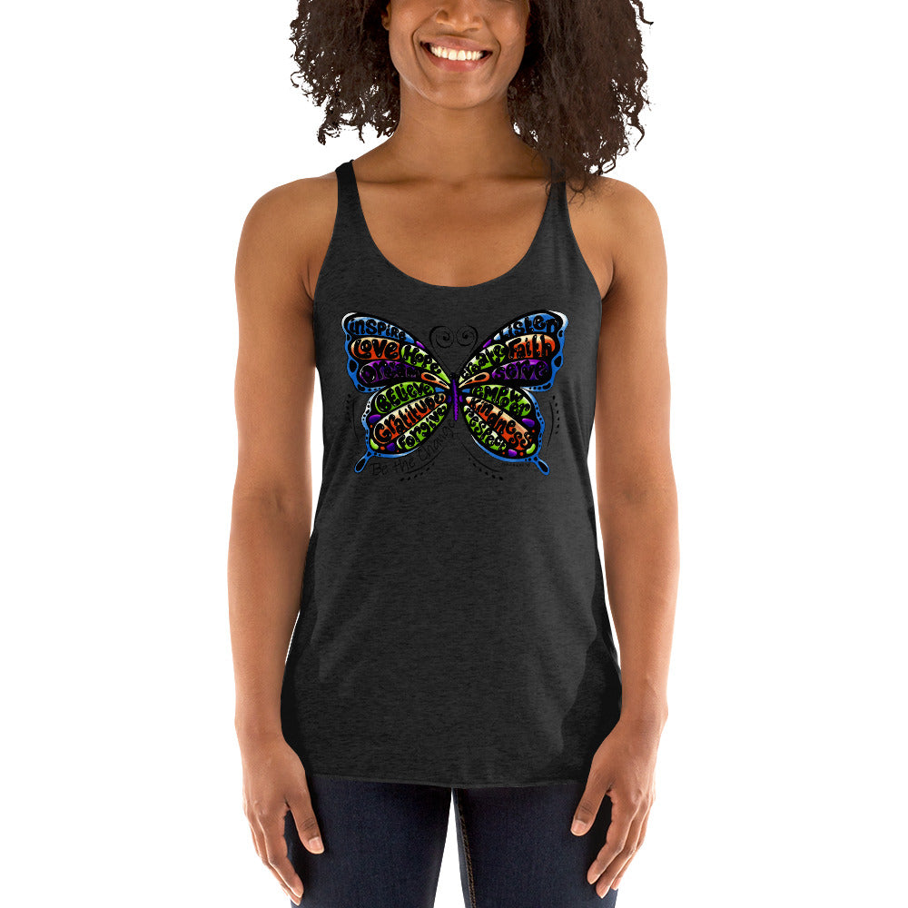 Be the Change Women's Racerback Tank