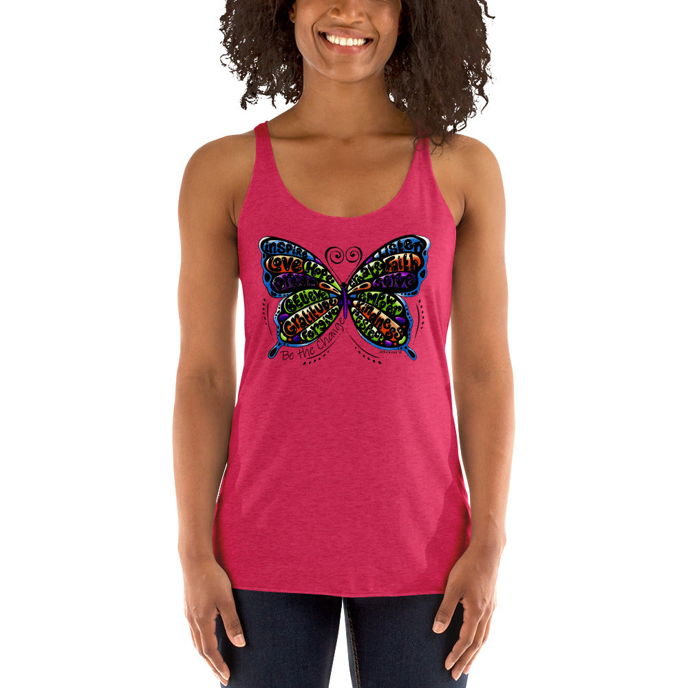 Be the Change Women's Racerback Tank