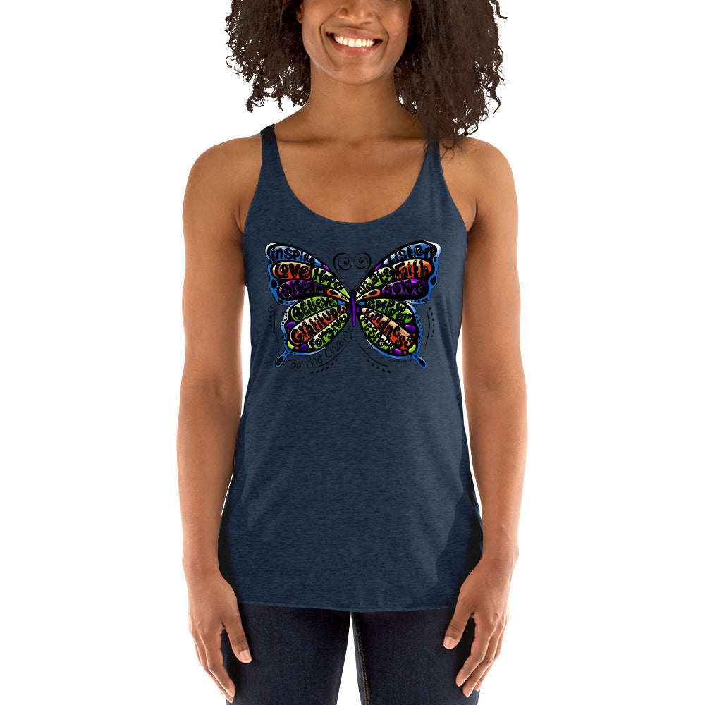 Be the Change Women's Racerback Tank